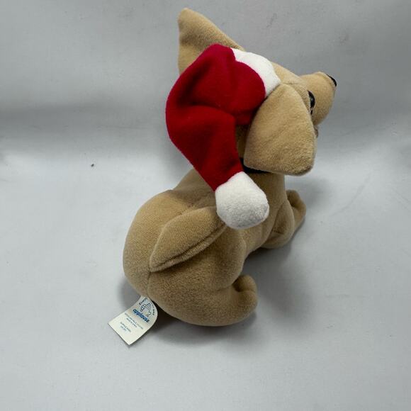 1999 Taco Bell Santa Hat Christmas Feliz‎ Navidad Chihuahua Dog Plush - Picture 10 of 10